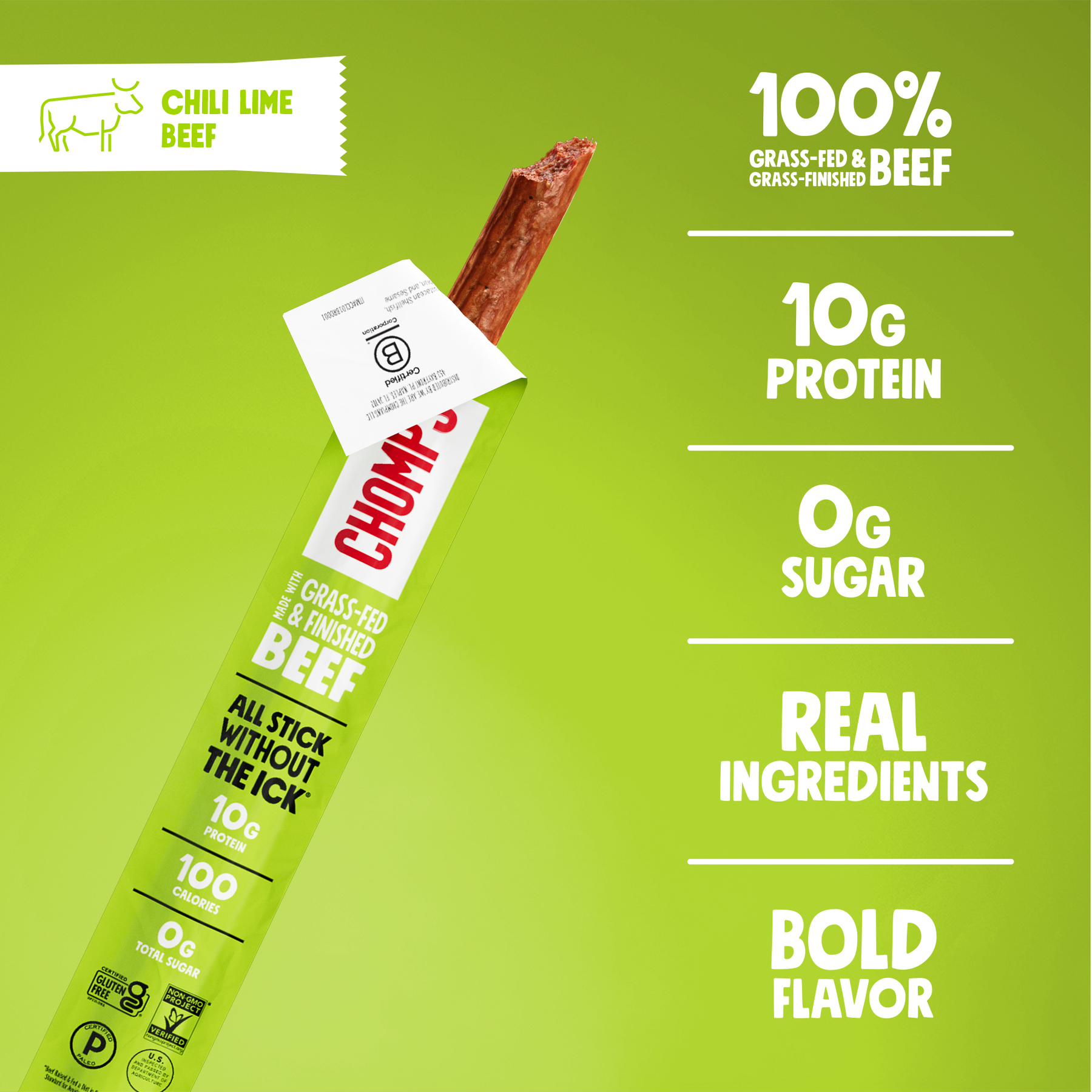 Chili Lime Beef - Premium Ready Snack