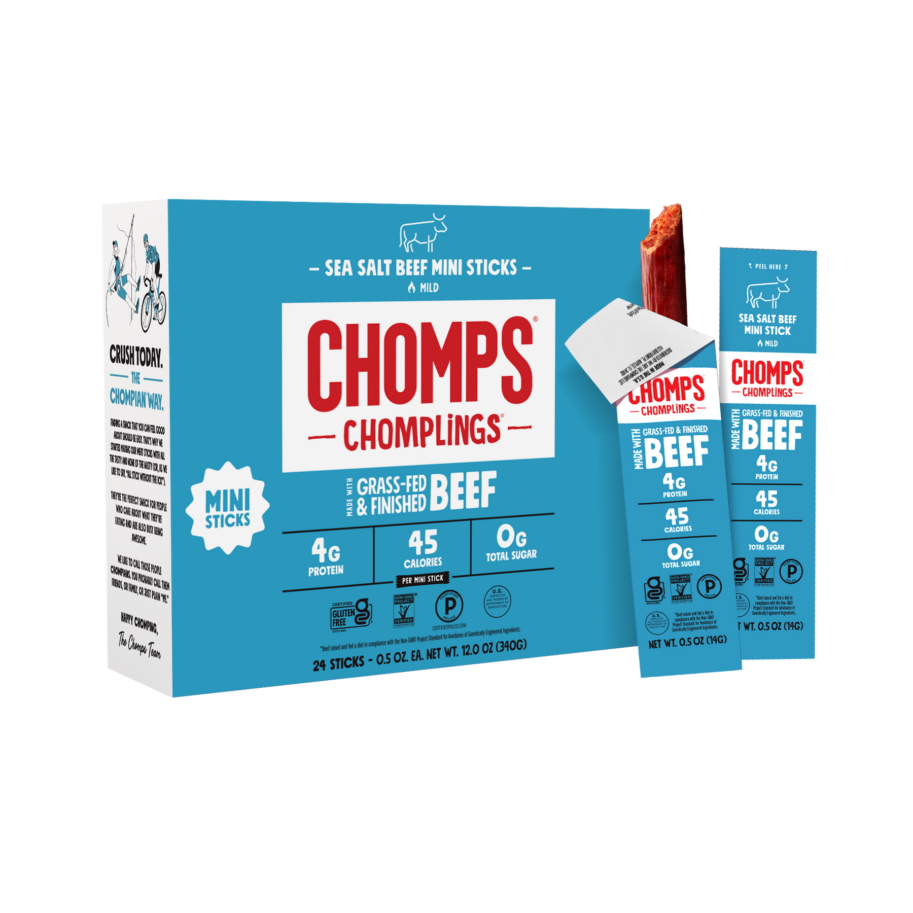 Sea Salt Beef Chomplings - Clean Pack