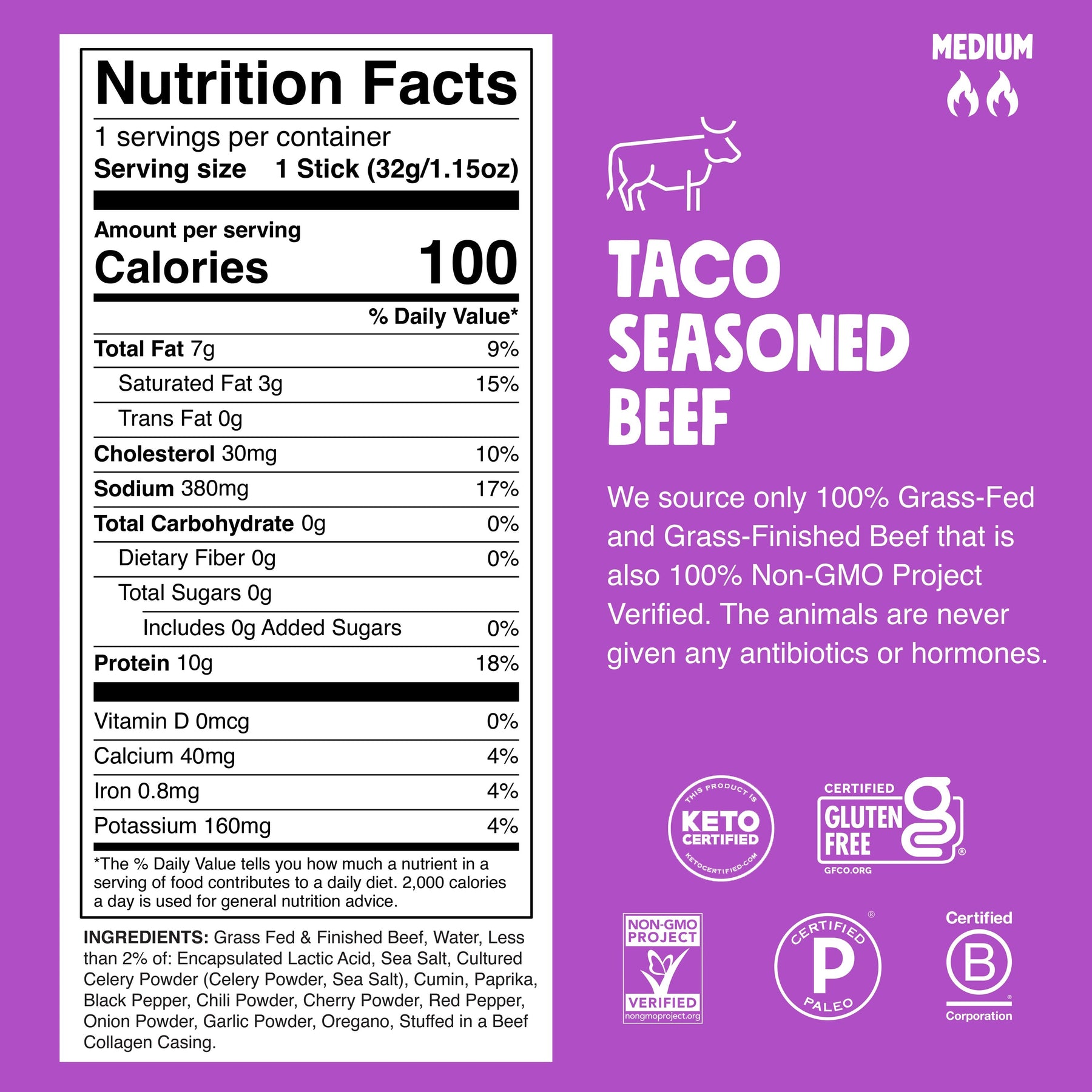 Taco Seasoned Beef - Classic Ready