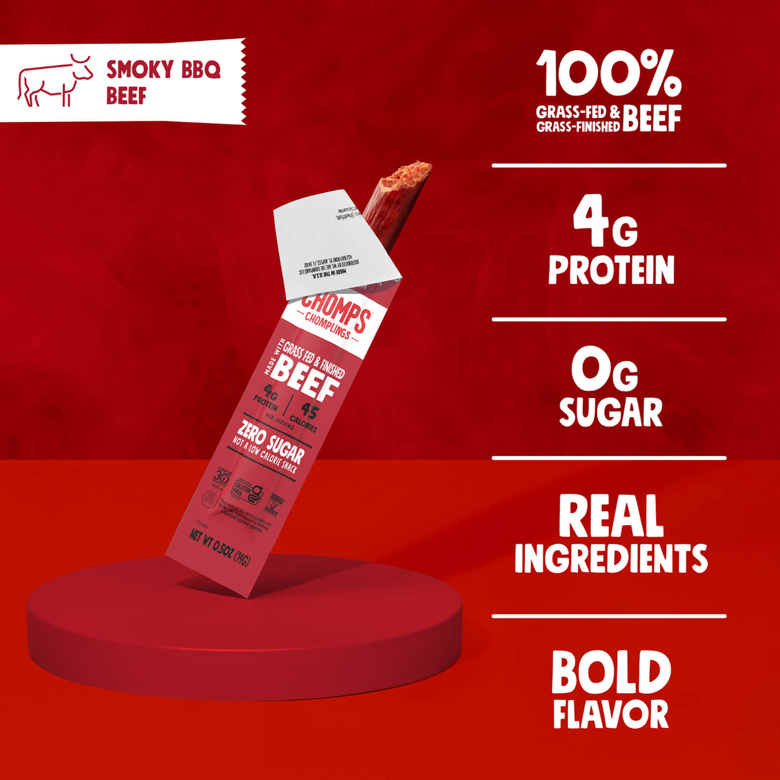 6 ct. Smoky BBQ Beef Chomplings - Travel Bundle